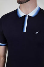 Load image into Gallery viewer, MISH MASH Canwood Short Sleeve Polo Shirt - Navy