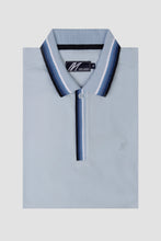Load image into Gallery viewer, MISH MASH Canwood Short Sleeve Polo Shirt - Sky Blue