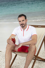 Load image into Gallery viewer, MISH MASH Canwood Short Sleeve Polo Shirt - White