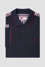 Load image into Gallery viewer, MISH MASH Delta Short Sleeve Polo Shirt - Navy
