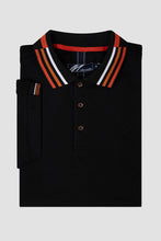 Load image into Gallery viewer, MISH MASH Finn Short Sleeve Polo Shirt - Black