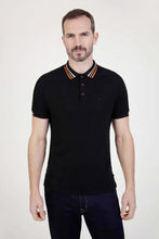 Load image into Gallery viewer, MISH MASH Finn Short Sleeve Polo Shirt - Black