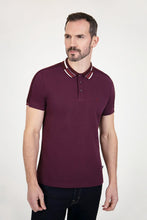 Load image into Gallery viewer, MISH MASH Finn Short Sleeve Polo Shirt - Wine Red