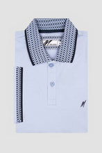 Load image into Gallery viewer, MISH MASH Gritt Short Sleeve Polo Shirt - Sky Blue