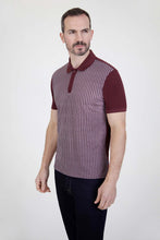 Load image into Gallery viewer, MISH MASH Ivy Short Sleeve Polo Shirt - Wine Red