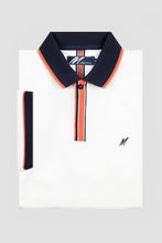Load image into Gallery viewer, MISH MASH Ray Short Sleeve Polo Shirt - Gardenia White