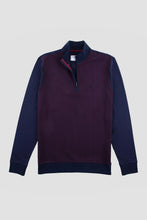 Load image into Gallery viewer, MISH MASH Hibok Funnel Neck Sweater - Wine Red Navy