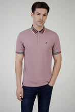 Load image into Gallery viewer, MISH MASH Oslo Regular Fit Short Sleeve Polo Shirt - Dusty Pink