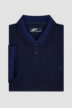 Load image into Gallery viewer, MISH MASH Root Short Sleeve Polo Shirt - Navy Blue