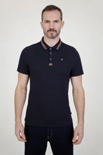 Load image into Gallery viewer, MISH MASH Selwood Short Sleeve Polo Shirt - Navy Blue