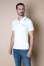 Load image into Gallery viewer, MISH MASH Tonto Short Sleeve Polo Shirt - Gardenia White
