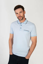 Load image into Gallery viewer, MISH MASH Tonto Short Sleeve Polo Shirt - Sky Blue