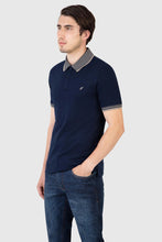 Load image into Gallery viewer, MISH MASH Regular Fit Gritt Jersey Polo Shirt - Navy
