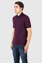 Load image into Gallery viewer, MISH MASH Regular Fit Gritt Jersey Polo Shirt - Plum