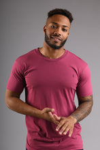 Load image into Gallery viewer, CAMDEN Crew Neck T Shirt - Berry