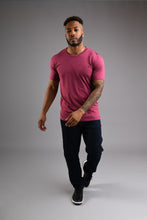 Load image into Gallery viewer, CAMDEN Crew Neck T Shirt - Berry
