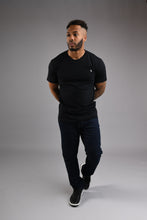 Load image into Gallery viewer, CAMDEN Crew Neck T Shirt - Black