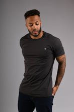 Load image into Gallery viewer, CAMDEN Crew Neck T Shirt - Coal