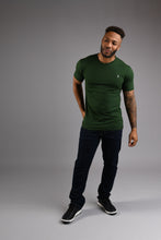 Load image into Gallery viewer, CAMDEN Crew Neck T Shirt - Forest Green