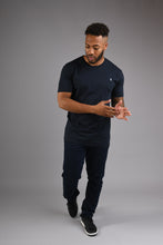 Load image into Gallery viewer, CAMDEN Crew Neck T Shirt - Midnight Blue