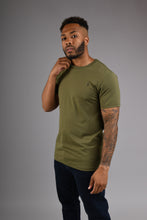 Load image into Gallery viewer, CAMDEN Crew Neck T Shirt - Olive Green