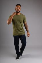 Load image into Gallery viewer, CAMDEN Crew Neck T Shirt - Olive Green