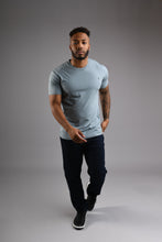 Load image into Gallery viewer, CAMDEN Crew Neck T Shirt - Pale Blue