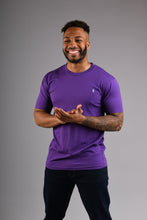 Load image into Gallery viewer, CAMDEN Crew Neck T Shirt - Purple