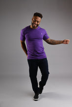 Load image into Gallery viewer, CAMDEN Crew Neck T Shirt - Purple