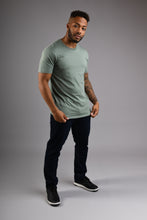 Load image into Gallery viewer, CAMDEN Crew Neck T Shirt - Sage