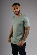 Load image into Gallery viewer, CAMDEN Crew Neck T Shirt - Sage