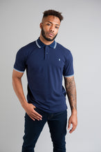 Load image into Gallery viewer, CARNABY Polo Shirt - Navy / White