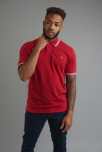 Load image into Gallery viewer, CARNABY Polo Shirt - Red / White
