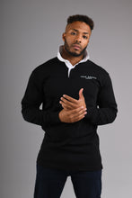Load image into Gallery viewer, HAMPSTEAD Rugby Shirt - Black