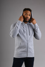Load image into Gallery viewer, KENSINGTON Zip Through Hoodie - Athletic Heather Grey