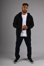 Load image into Gallery viewer, KENSINGTON Zip Through Hoodie - Black