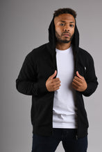 Load image into Gallery viewer, KENSINGTON Zip Through Hoodie - Black
