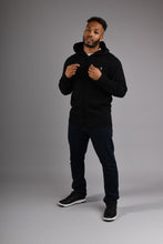 Load image into Gallery viewer, KENSINGTON Zip Through Hoodie - Black