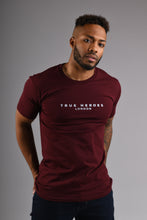 Load image into Gallery viewer, MAYFAIR Crew Neck T Shirt - Burgundy