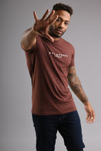 Load image into Gallery viewer, MAYFAIR Crew Neck T Shirt - Chestnut