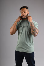 Load image into Gallery viewer, MAYFAIR Crew Neck T Shirt - Sage
