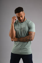 Load image into Gallery viewer, MAYFAIR Crew Neck T Shirt - Sage