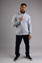 Load image into Gallery viewer, RICHMOND Half Zip Sweatshirt - Athletic Heather Grey