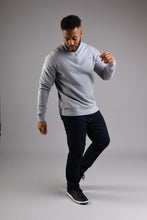 Load image into Gallery viewer, RICHMOND Half Zip Sweatshirt - Athletic Heather Grey