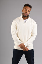Load image into Gallery viewer, RICHMOND Half Zip Sweatshirt - Ecru