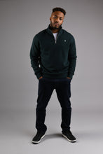 Load image into Gallery viewer, RICHMOND Half Zip Sweatshirt - Pine Green