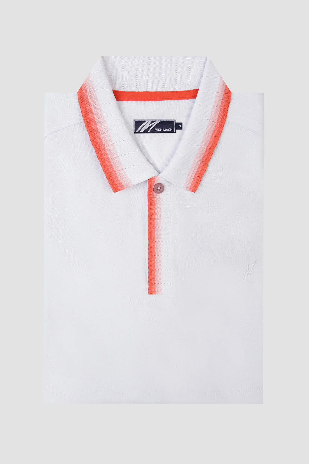 MISH MASH Canwood Short Sleeve Polo Shirt - White