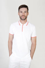 Load image into Gallery viewer, MISH MASH Canwood Short Sleeve Polo Shirt - White
