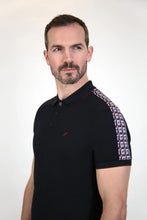 Load image into Gallery viewer, MISH MASH Delta Short Sleeve Polo Shirt - Navy
