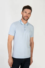 Load image into Gallery viewer, MISH MASH Finn Short Sleeve Polo Shirt - Sky Blue
